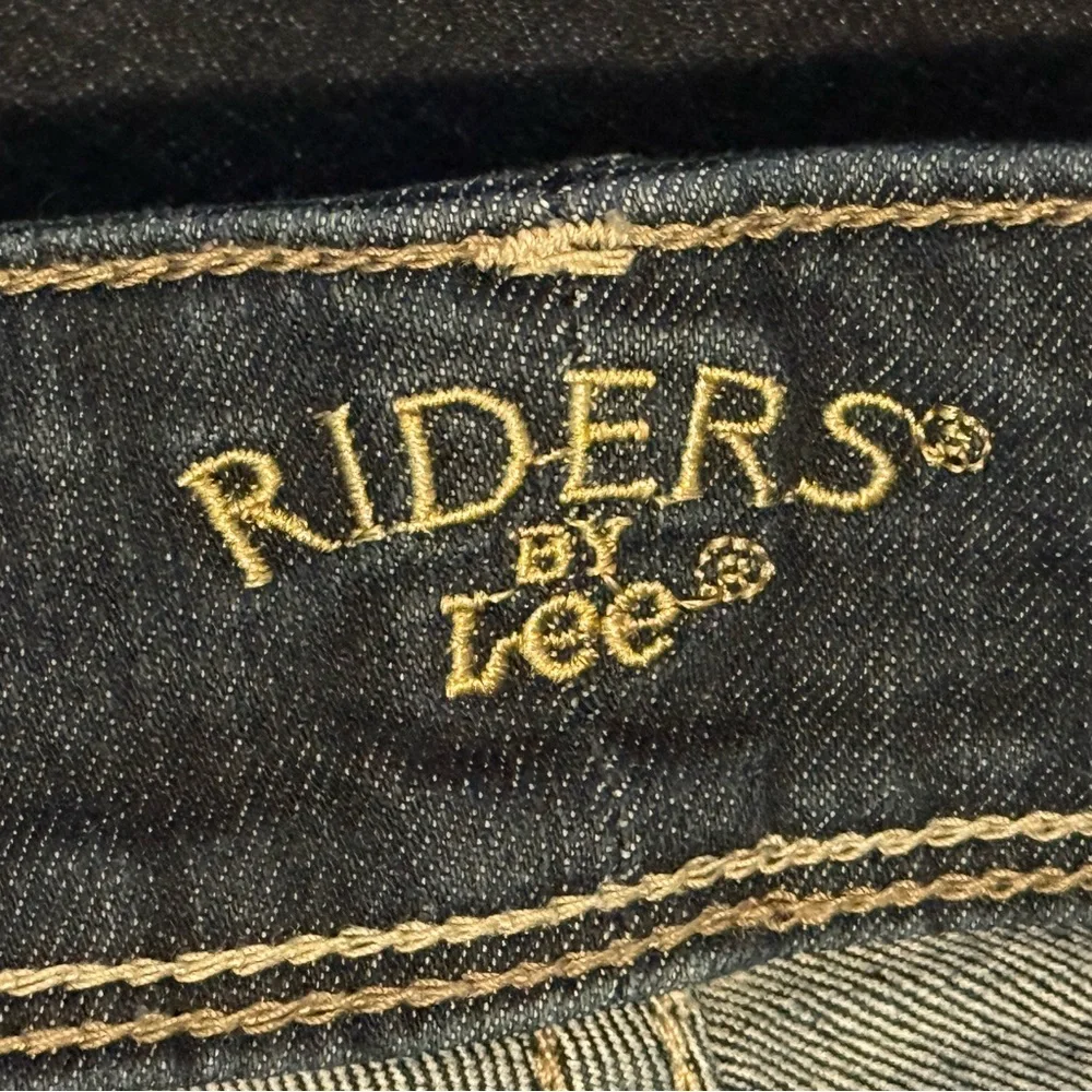 Dark Blue Women's Lee Riders Jeans - Picture 3 of 4